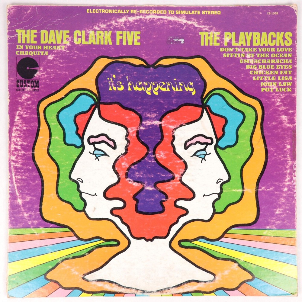 The Dave Clark Five And The Playbacks -It's Happening - 12" Vinyl LP CS 1098 VG+